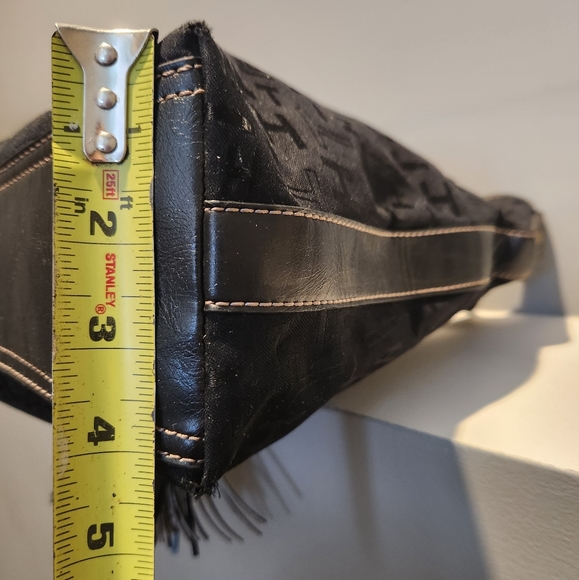Vintage Tommy Hilfiger Black Shoulder Purse - Picture 4 of 9